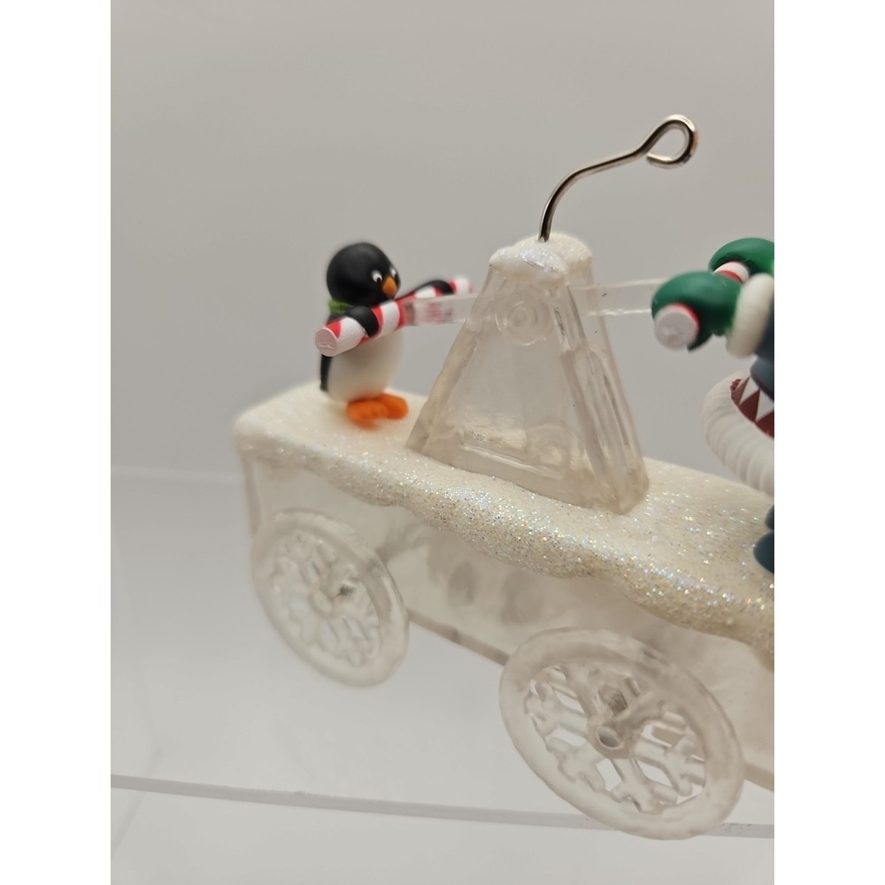 2021 Hallmark Frosty Friends Christmas Ornament/ HANDCAR HIGH JINKS‎ (421) - Picture 6 of 7